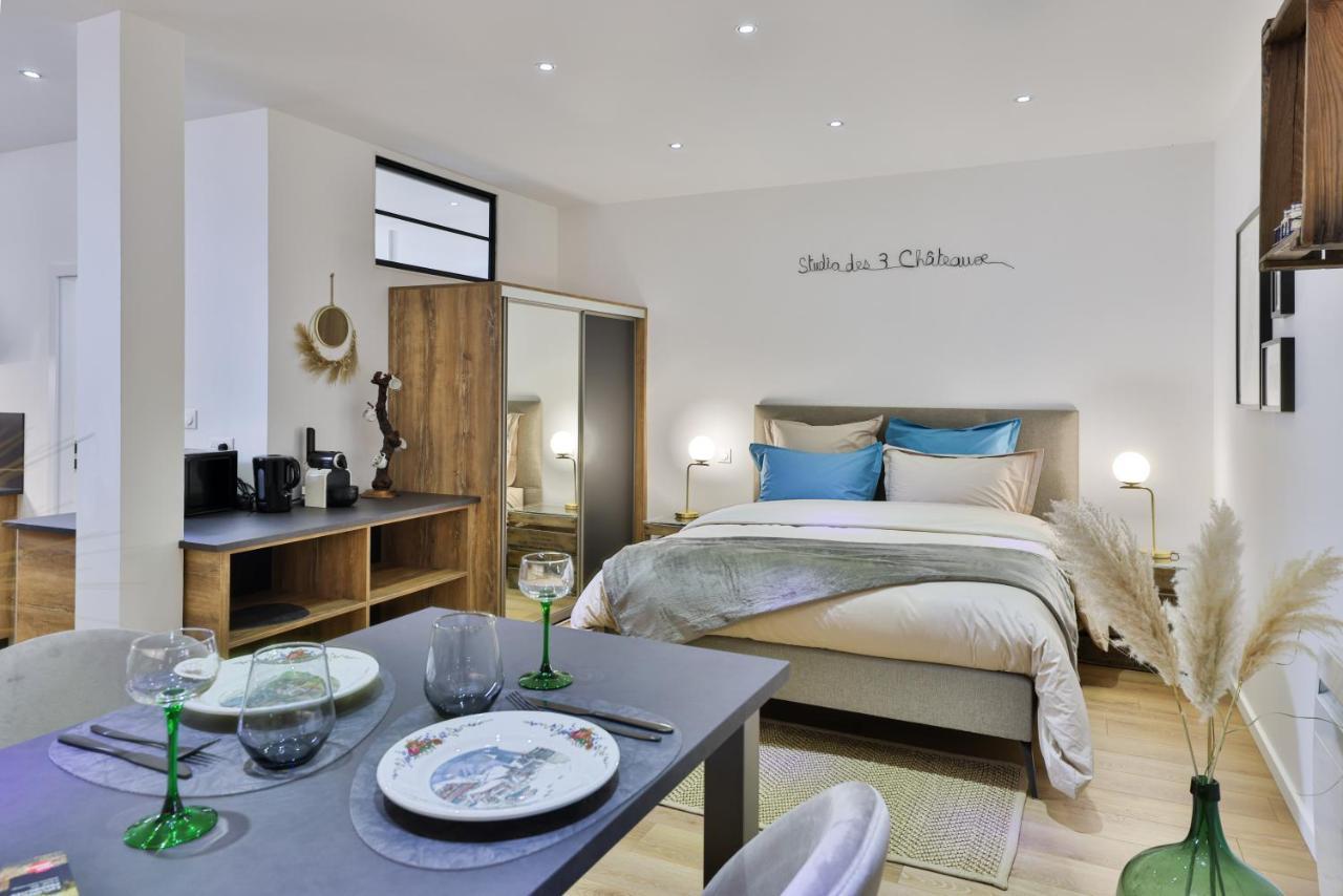 Studio Des 3 Chateaux Husseren-les-Châteaux Dış mekan fotoğraf